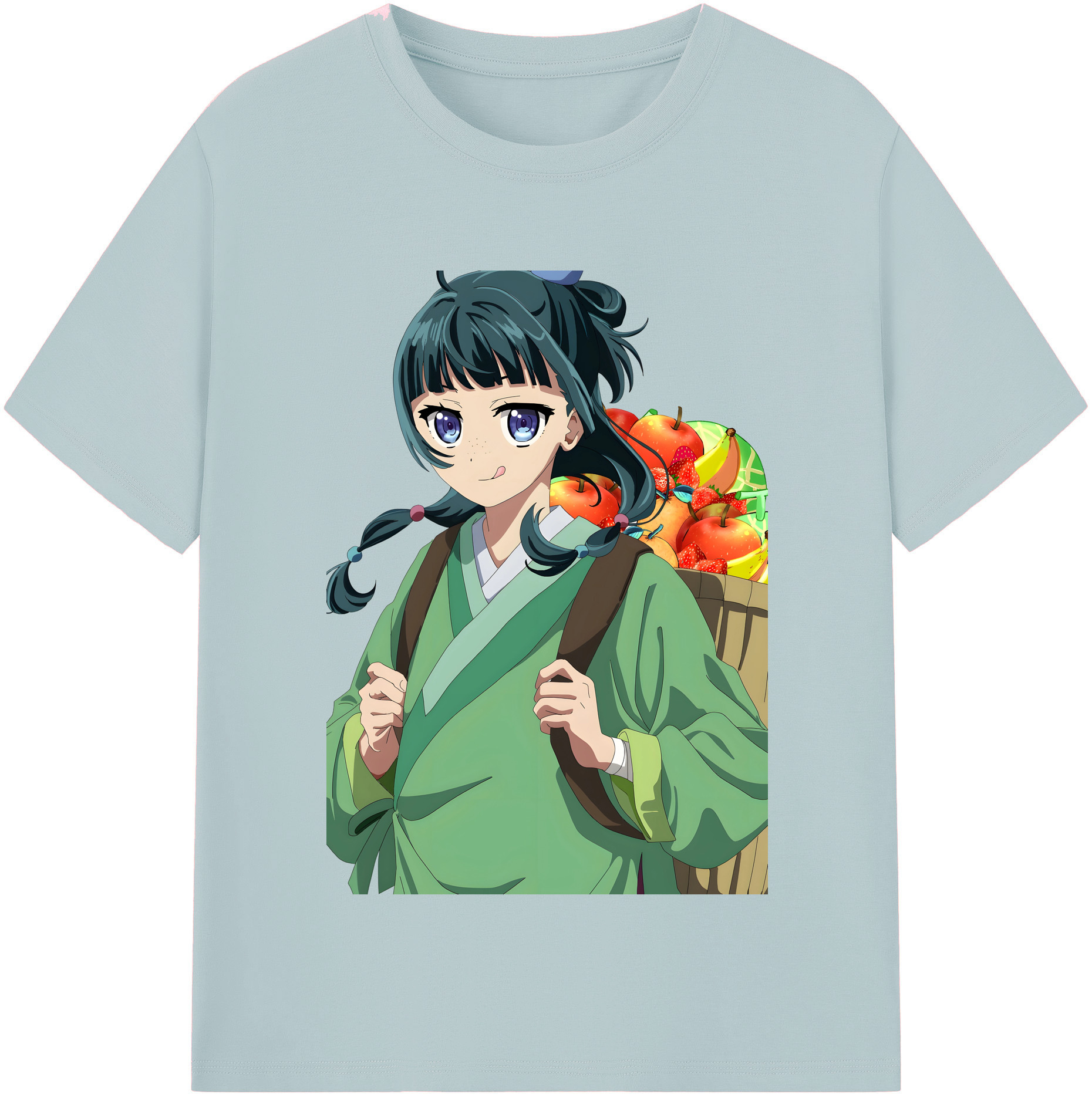 （画像用） 薬屋のひとりごと The Apothecary Diaries 綿100％半袖Tシャツ（フロントプリント）